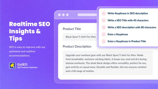 GoSEO: Products SEO Optimizer screenshot