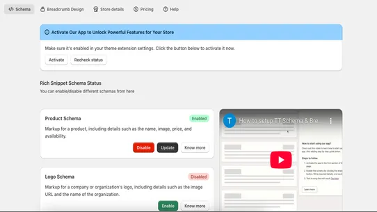 TT ‑ Breadcrumbs &amp; SEO Schema screenshot