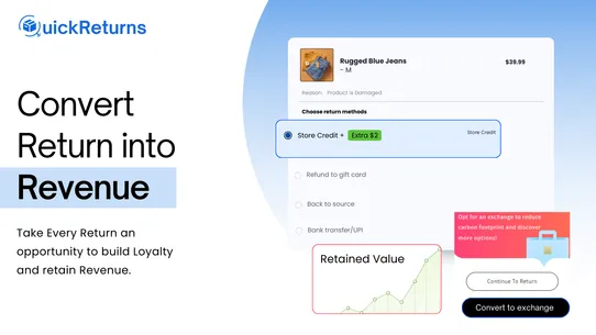 Quick Returns and Exchanges ↻↺ screenshot