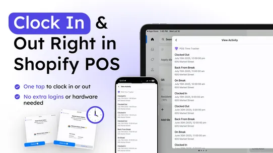 PTT: POS Time Tracker screenshot