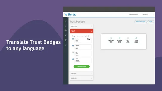 Trust badges &amp; icons ‑ ST screenshot