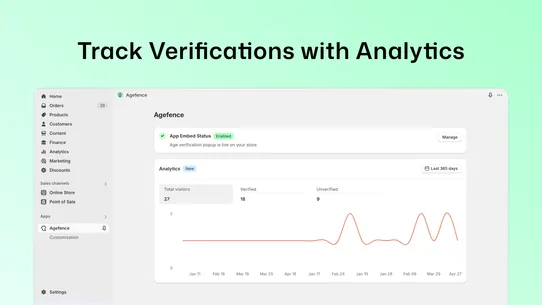 Age Verification — Agefence screenshot