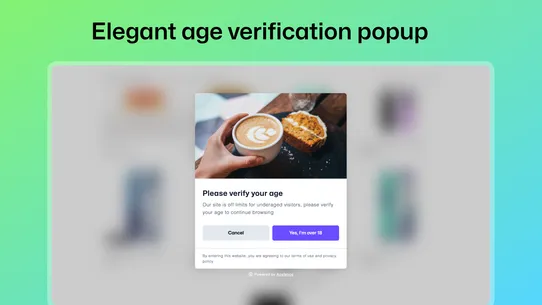 Age Verification ‑ Agefence screenshot