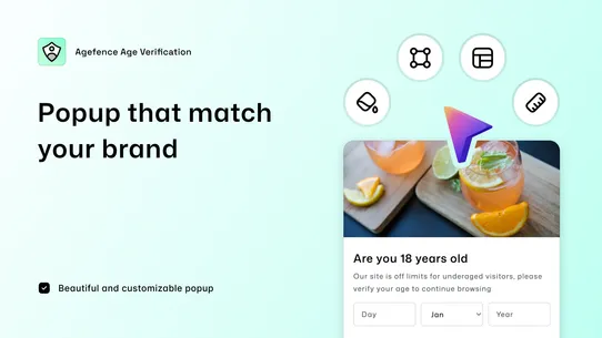 Age Verification — Agefence screenshot