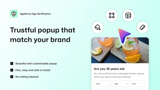 Age Verification — Agefence screenshot