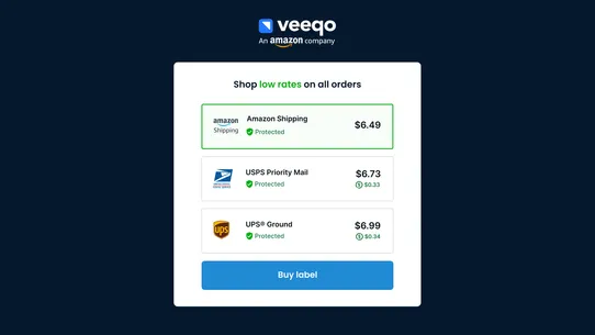 Veeqo Shipping screenshot