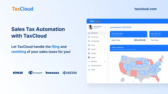 TaxCloud Sales Tax Automation screenshot