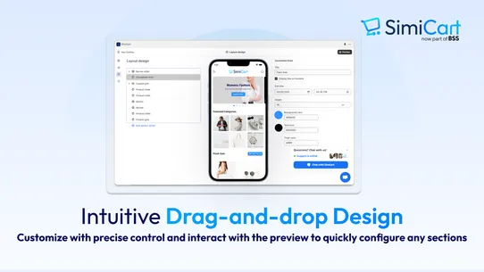 SimiCart Mobile App Builder screenshot