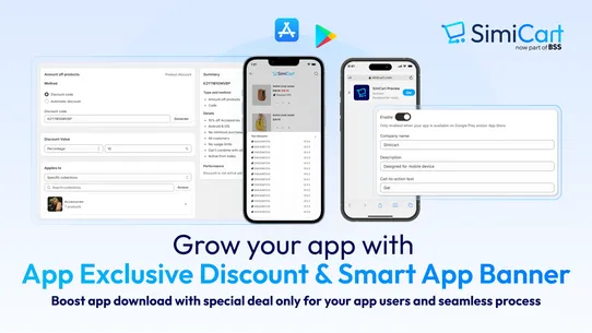 SimiCart Mobile App Builder screenshot