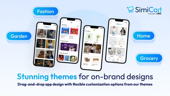 SimiCart Mobile App Builder screenshot