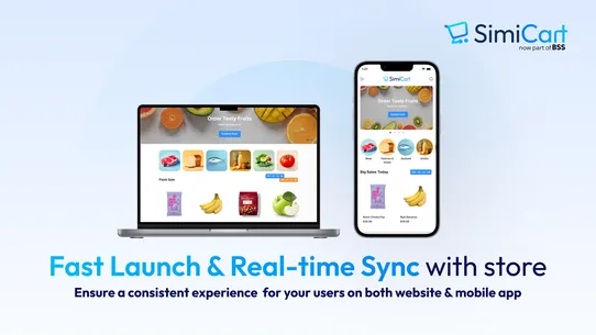 SimiCart Mobile App Builder screenshot