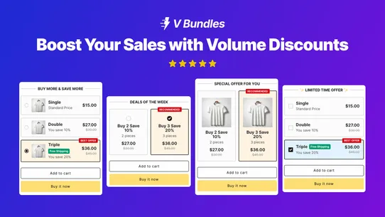 V Bundles ‑ Quantity Breaks screenshot