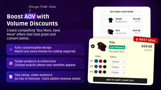 V Bundles ‑ Quantity Breaks screenshot