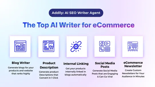 Addlly: AI SEO Writer Agent screenshot