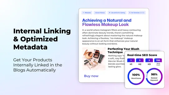 Addlly: AI SEO Writer Agent screenshot