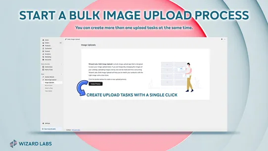 Wizard Labs: Bulk Image Upload screenshot