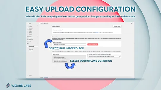 Wizard Labs: Bulk Image Upload screenshot