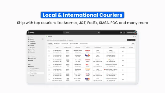 Fincart: Shipping Gateway screenshot