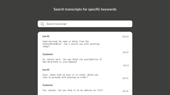 Leo: AI Phone Assistants 24/7 screenshot