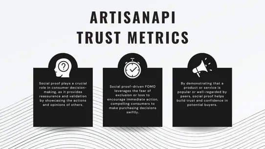 ArtisanApi Trust Metrics screenshot