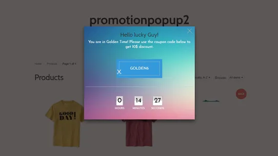 Squirai: Promotion Popup screenshot