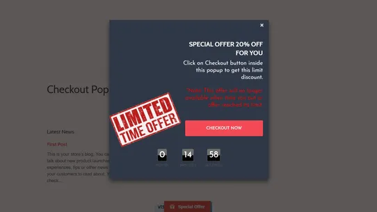 SmartPopup: Promotion Popup screenshot