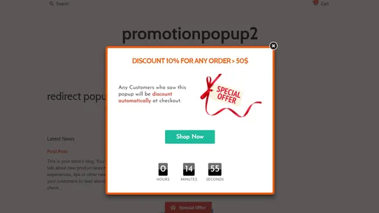 SmartPopup: Promotion Popup screenshot