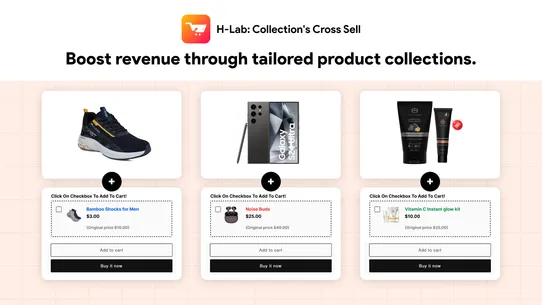 H‑Lab: Collection&#39;s Cross Sell screenshot