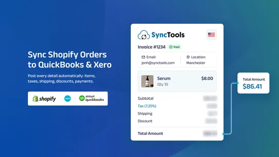 SyncTools for QuickBooks Xero screenshot