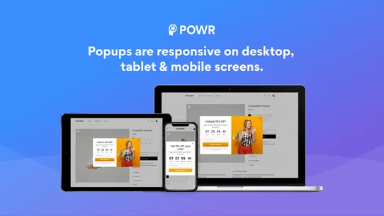 POWR Email Popup Sales Pop Ups screenshot