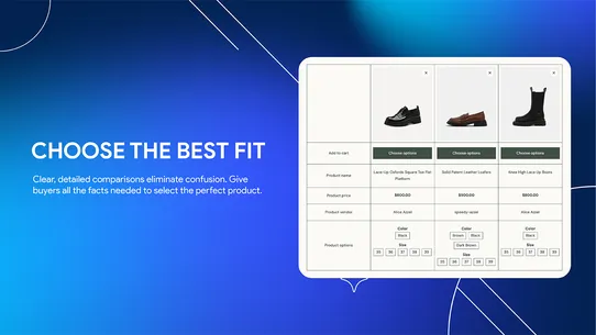 SPD: Compare Products screenshot