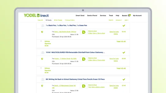 Yodel Direct screenshot