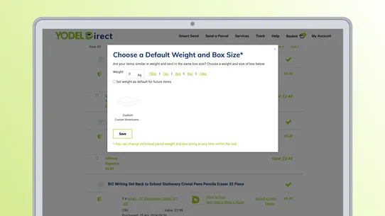 Yodel Direct screenshot