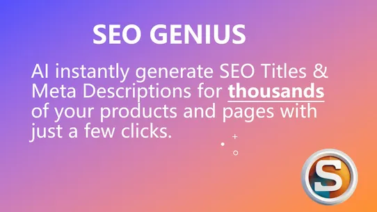 SEO Genius: AI SEO Title&amp;Desc screenshot