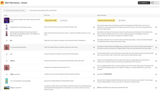 SEO Genius: AI SEO Title&amp;Desc screenshot