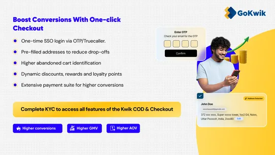 Kwik COD &amp; Checkout screenshot