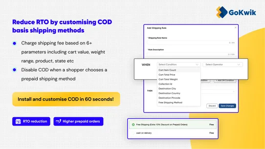 KwikCheckout With Smart COD screenshot