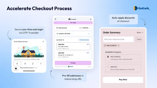 Kwik COD &amp; Checkout screenshot