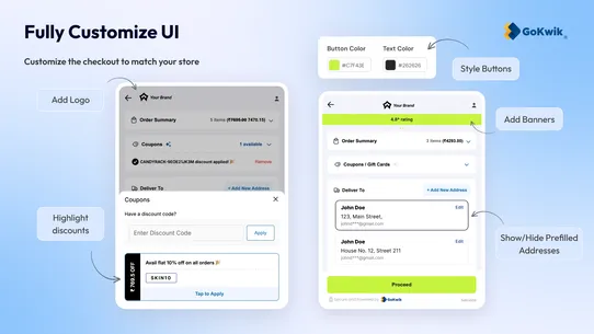 Kwik COD &amp; Checkout screenshot