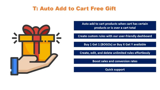 T: Auto Add to Cart Free Gift screenshot