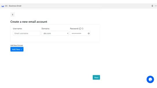 CS ‑ Business Email screenshot