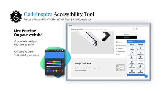 CodeInspire Accessibility Tool screenshot