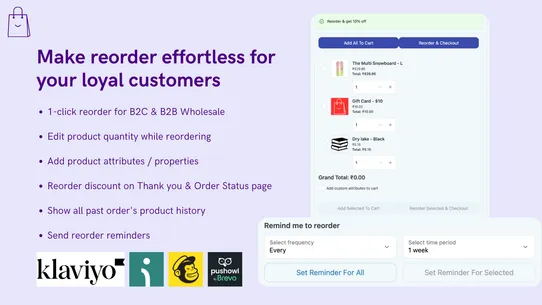 Buy Again ‑ Reorder &amp; Reminder screenshot