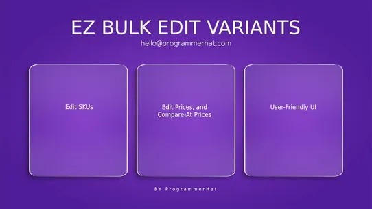 PH Bulk Edit Variants &amp; Prices screenshot