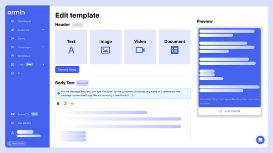 Chatarmin: WhatsApp Marketing screenshot