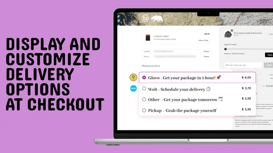 Fast Local Delivery ‑ QSHPR screenshot