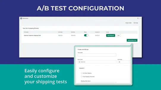 Shiptomize ‑ A/B Test Shipping screenshot