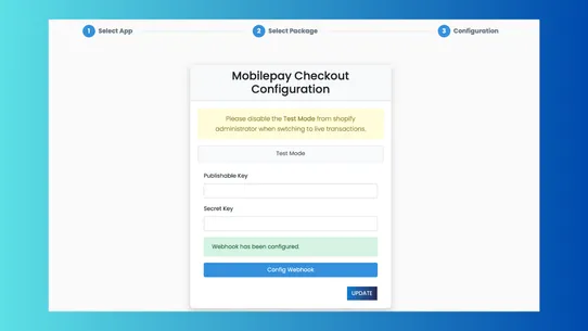 Mobilepay Checkout screenshot