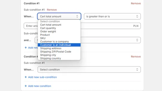 ETP Sort Hide Shipping Rates screenshot