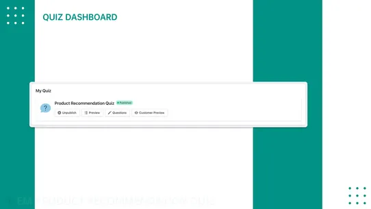 EM Product Recommendation Quiz screenshot